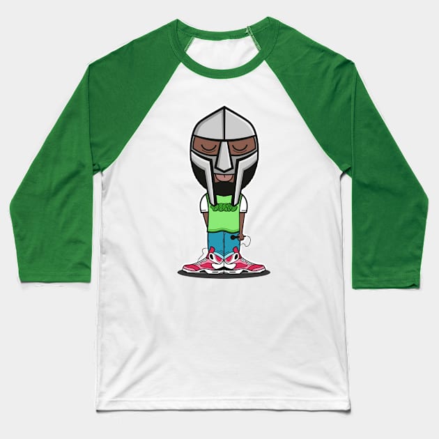 Doom Puppet Baseball T-Shirt by thevisualgroove